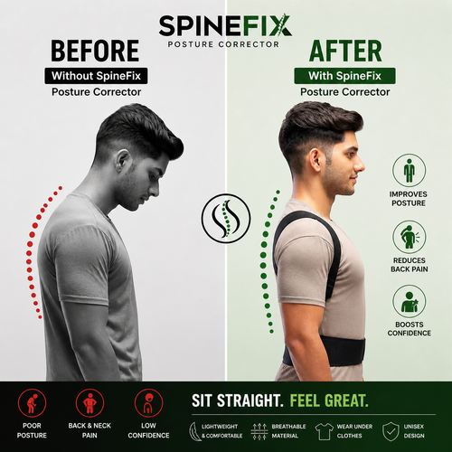 Posture Corrector Belt for Men & Women | Back Support for Pain Relief & Confidence